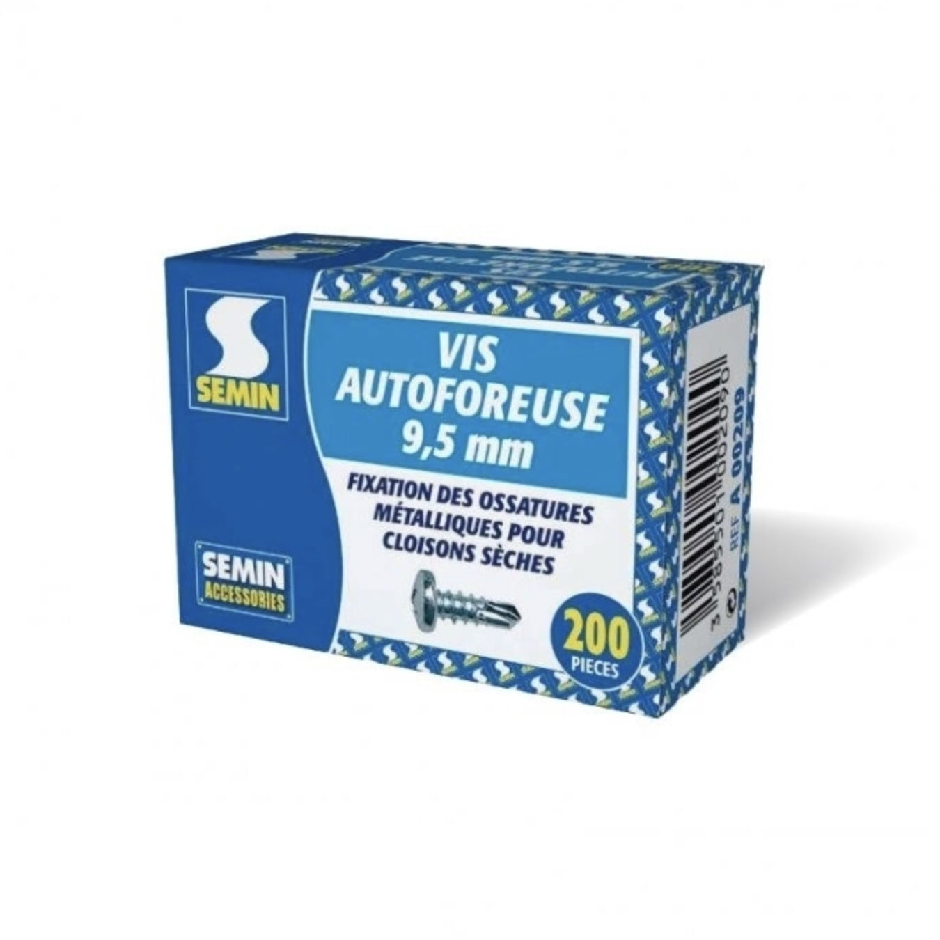 Саморіз зі свердлом гк/метал 3.5х9.5 мм (200 шт) Semin Франція | www.budmat-store.com.ua Саморіз зі свердлом гк/метал 3.5х9.5 мм (200 шт) Semin Франція | www.budmat-store.com.ua
